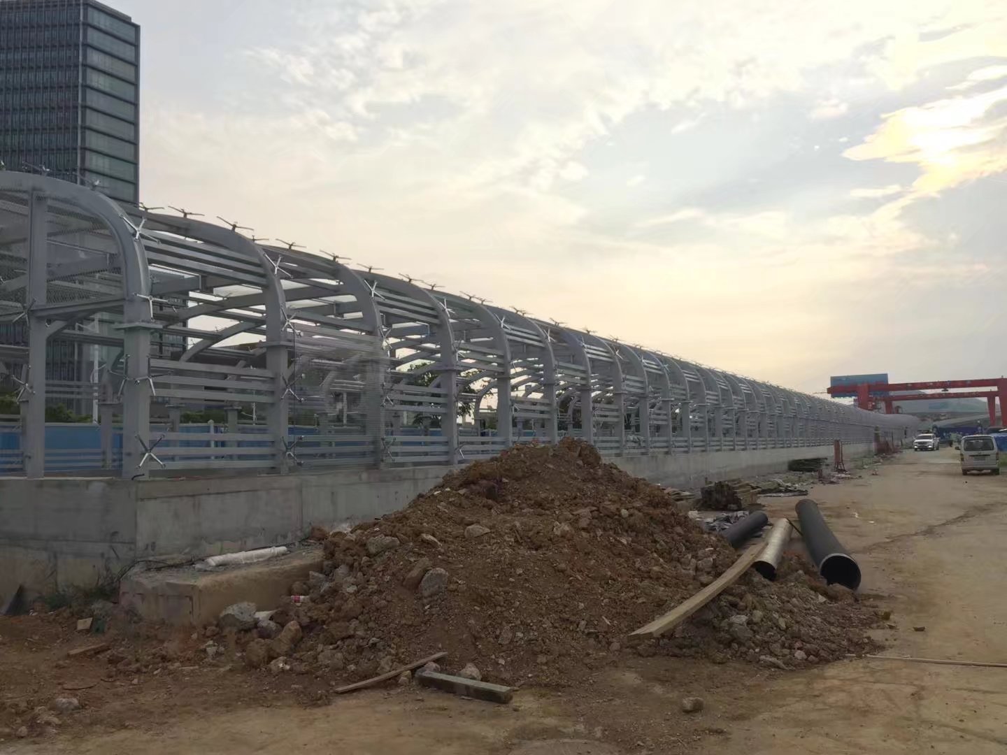 声屏障与施工场地